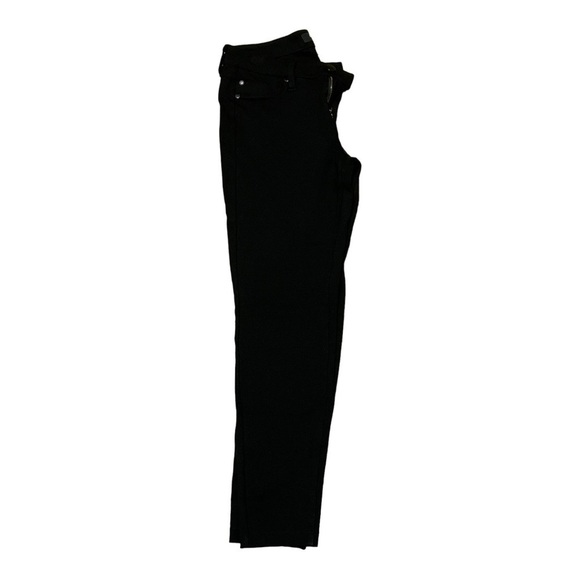 Liverpool Slim-Fit Pants 26 Classic Black Mid-Rise Straight-Leg Stretch Pants - Picture 7 of 7